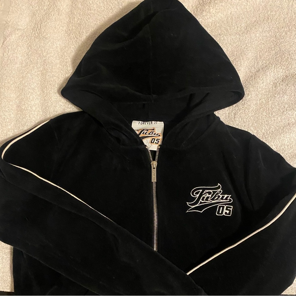 Fabu suede zip up sweater | great condition | size small